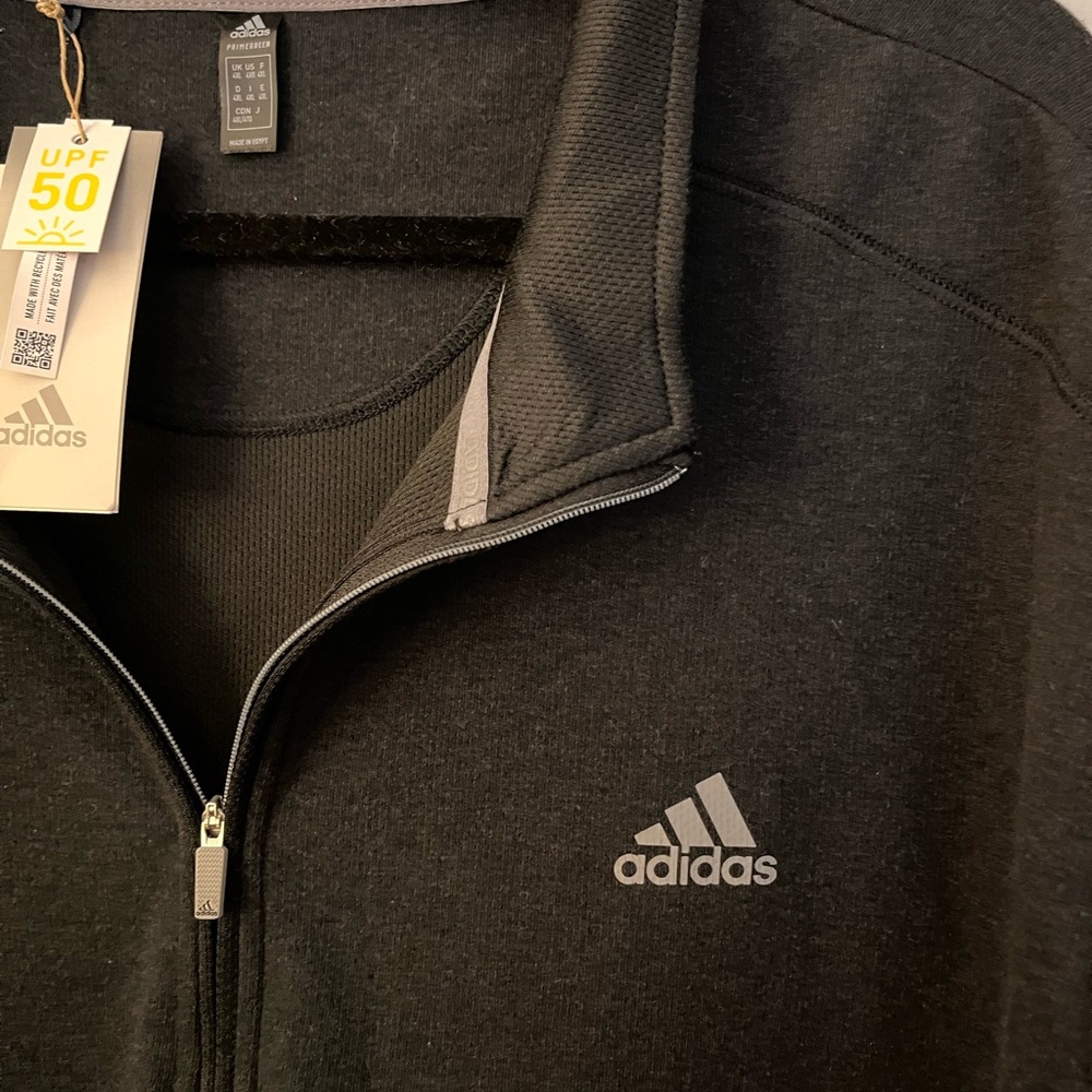 Men’s Adidas Black Quarter-Zip Sweatshirt 4XB